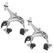 Set frane aluminiu road sxt silver 38-50 mm,  Piese ciclism | electropc.ro