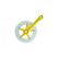 Angrenaj prowheell fix urb 46t 165mm aur,  Piese ciclism | electropc.ro