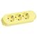 Prelungitor bachmann smart 3xcee7/3, fara intrerupator, lungime cablu 1.5m, h05vv-f 3g1.5 alb, lemon yellow nedemontabil,  Prelungitoare | electropc.ro