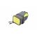 Borseta sa pegas cu semnalzare 30led, culoare led galben rosu, baterie litiu reincarcabila 650mah, 180x120x110mm, gri galben,  Accesorii ciclism | electropc.ro
