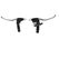 Set manete frana cu sonerie sxt aluminiu 3-4 degete,  Piese ciclism | electropc.ro