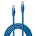 Cablu retea lindy ly-48018, 2m cat.6 u/utp, blue,  Cabluri retea | electropc.ro