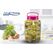 Borcan sticla cu capac plastic 8l, art of dinning by heinner,  Boluri & Cutii alimente | electropc.ro