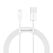 Cablu alimentare si date baseus superior, fast charging data cable pt. smartphone, usb la lightning iphone 2.4a, 1.5m, alb,  Cabluri periferice | electropc.ro