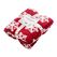 Patura fleece rosie stars 127x150 cm,  Paturi si Cuverturi | electropc.ro