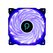 Ventilator spacer 120mm, 1400rpm, led, conector 3 pin, tip rulment hidraulic, voltaj 12v dc, blue,  Ventilatoare carcasa | electropc.ro