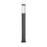 Stalp pentru iluminat exterior philips utrecht, 1xe27, max 20w, ip44, 800x120mm, antracit,  Aplice de exterior | electropc.ro
