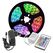 Kit banda led rgb vivalux bagra, 5 metri, 24w, 30 smd led/m, 230v, lumina alba si color, dimabila, 15000h, 120°, ip20, + telecomanda,  Benzi LED si accesorii | electropc.ro
