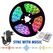 Kit banda led rgb vivalux bagra dj, 5 metri, 36w, 60 smd led/m, 230v, lumina alba si color, dimabila, 15000h, 120°, ip20, + telecomanda si controler muzical,  Benzi LED si accesorii | electropc.ro