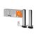 Pachet 2 lampi led rgb inteligente ledvance smart+ wifi mood, 8w, 2x240 lm, lumina alba si color (2700-6500k), ip20, 9x28x6cm, negru,  Lampi de interior | electropc.ro