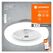 Plafoniera led inteligenta cu ventilator ledvance smart+ wifi ceiling fan cu telecomanda, 75w, 4100 lm, lumina alba (3000-6500k), dimabila, ip20, Ø600x216mm, alb,  Lampi de interior | electropc.ro