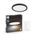 Plafoniera led philips hue aurelle, bluetooth, 24.5w, 2450 lm, lumina alba (2200-6500k), ip20, 39.5cm, aluminiu, negru, intrerupator cu variator inclus,  Lampi de interior | electropc.ro