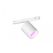 Spot led rgb philips hue perifo, bluetooth, control vocal, 24v, 5.3w, 490 lm, lumina alba si color (2000-6500k), ip20, 12.8x17.7x6.7cm, metal, alb,  Lampi de interior | electropc.ro