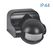 Senzor de miscare aplicat ir vivalux flex, 230v, ip44, 86x95x73mm, incandescent 1200w, led 300w, negru,  Aplice | electropc.ro