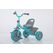 Tricicleta cu pedale verde/turcoaz, u-grow,  Triciclete | electropc.ro
