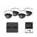 Kit supraveghere video milesight 4 buc camera dome ms-c2973-pd + 1 buc nvr ms-n1004-upc,  NVR | electropc.ro