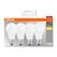 4 becuri led osram base classic a, e27, 10w (75w), 1055 lm, lumina calda (2700k),  Becuri si Tuburi LED | electropc.ro
