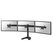 Suport triplu monitor de birou neomounts fpma-d700dd3; pentru display- uri cu diagonale 10"-27", sistem de prindere vesa 75x75~100x100, greutate maxima suportata 8kg - per ecran, swivel +45°, rotate +360°; inaltime reglabila manual 340-450mm; culoare negr,  Suporturi TV & Monitor | electropc.ro
