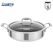 Cratita cu capac, 30x7.8 cm, 4.8 l, titanium3, cooking by heinner,  Tavi copt | electropc.ro