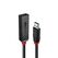 Adaptor lindy usb 3.0 active extension slim, material pvc, lungime cablu 10m, latime de banda suportata 5 gbps, putere 2.5/0.7mm dc connector,  Cabluri video | electropc.ro
