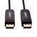 Cablu lindy hybrid displayport, lungime 50m, fibra optica, latime de banda suportata 40gbps, rezolutie maxima 680x4320@60hz 4:2:0 10bit, 3840x2160@144hz 4:4:4 10bit, negru,  Cabluri video | electropc.ro