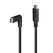 Cablu lindy usb c 3.2 90° right angle, lungime 1m, putere maxima 60w, latime de banda suportata 10 gbps, negru,  Cabluri video | electropc.ro