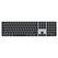 Apple magic keyboard (2024) w touch id and numeric keypad - international english - black keys,  Tastaturi | electropc.ro