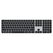 Apple magic keyboard (2024) w touch id and numeric keypad - us english - black keys,  Tastaturi | electropc.ro