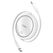 Cablu alimentare si date baseus free2draw mini, fast charging data cablept. smartphone, retractabil, usb type-c la usb type-c 100w, 1m, alb,  Cabluri periferice | electropc.ro