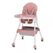 Scaun de masa 2 in 1, pliabil, roz, u-grow,  Scaune de masa bebe | electropc.ro