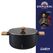 Semioala aluminiu + capac 24x12.5 cm, 5.3 l, rikito watanabe, cooking by heinner,  Tavi copt | electropc.ro
