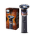 Aparat de ras philips seria 5000 x5012/00, barbierit umed/uscat, tehnologie skinprotect, capete flexibile 360, 50 de min, lame comfortcut, crom/portocaliu,  Aparate de tuns | electropc.ro