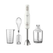 Mixer vertical philips promix hr2545/00, 700 w, 1 setare viteza, turbo, cana, tel, tocator xl, alb,  Mixere | electropc.ro