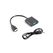 Cablu adaptor hdmi(m)  vga(f) + minijack 3,5 mm(f) 20 cm,  Cabluri video | electropc.ro