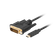 Cablu usb-c(m)  dvi-d(24+1)(m) 3 m negru,  Cabluri video | electropc.ro