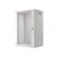 Dulap rack 19" perete 18u / 600x450 (flat pack) cu ușă din sticlă, gri  v2,  Cabinete metalice | electropc.ro