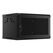 Dulap rack de perete 19", 6u, 600x450 mm, usa perforata, negru,,  Cabinete metalice | electropc.ro