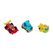 Set 3 vehicule actionate prin inertie- camion albastru, masina de curse rosie, avion galben,momki,  Masinute | electropc.ro