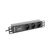 Unitate distributie alimentare pdu 10", 1u, 16a, 3 prize , negru,  Prelungitoare | electropc.ro