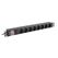 Unitate distributie alimentare pdu 19", 1u, 16a, 8 prize , negru,  Prelungitoare | electropc.ro