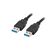 Cablu usb-a m/m 3.0 0,5 m negru,  Cabluri periferice | electropc.ro