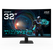 Gigabyte gs32qca. display diagonal: 80 cm (31.5"), display resolution: 2560 x 1440 pixels, hd type: quad hd, display technology: led, response time: 1 ms, native aspect ratio: 16:9, viewing angle, horizontal: 178Â°, viewing angle, vertical: 178Â°. vesa mo,  Monitoare LED | electropc.ro