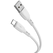 Cablu lemontti wind fast charge usb-a la type-c, lungime 1.2m, alb,  Cabluri periferice | electropc.ro