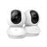 Pan/tilt home security wi-fi camera, 2-pack spec: 2k (2304x1296), 2.4 ghz, horizontal 360º feature: pan/tilt, smart ai detection and notifications (motion, people), sound and light alarm, remote control, two-way audio, voice control (works with google ass,  Camere supraveghere IP | electropc.ro