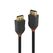 Cablu lindy displayport 2.1 54g, lungime 3m, supported bandwidth: 54gbps, rezolutie maxima 16360 x 8640 (16k) @ 60hz, 4:4:4, 10-bit, negru,  Cabluri periferice | electropc.ro