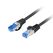 Patch cord cat.6a s/ftp lszh cca 5 m negru, fluke passed,  Alte accesorii retea | electropc.ro