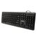 Tastatura spacer cu fir usb, 104 taste, silentioasa, low profile fingertip keycap design, negru,  Tastaturi | electropc.ro