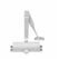 Amortizor hidraulic de usa iseo alb 37l100004; forță de inchidere: en 2/3/4 selectabila pentru usi cu latimea de până la 1.100 mm (forta fixa en 3 în configurație cu brațe paralele pentru uși cu lățimea de până la 950 mm); dimensiune selectabila prin modi,  Accesorii | electropc.ro