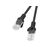 Patch cord cat.6 utp 0,5 m negru, fluke passed,  Alte accesorii retea | electropc.ro