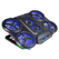 Stand spacer notebook 17" gaming, grila abs, 4x10cm led fan 1400rpm, 2x7cm led fan 2400rpm, 6 niv. turatie , 7 trepte inaltime, rgb 10 jocuri, suport telefon,airflow 140cfm, 2xusb, black, nivel zgomot 24.5db,  Stand & Cooling pad | electropc.ro